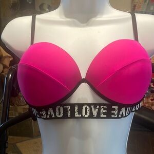 Pink bathing suit top